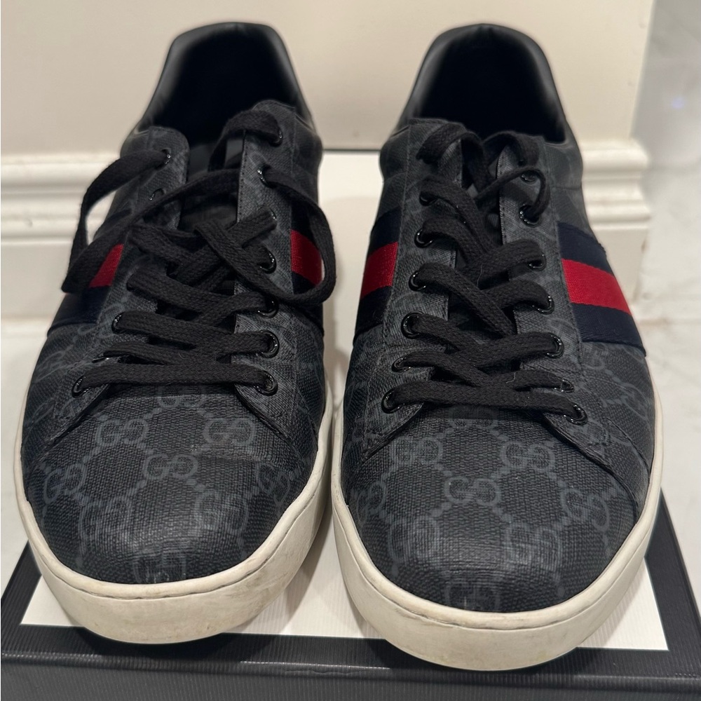 Gucci Ace GG Supreme Sneakers – Size 10 US (Men’s)